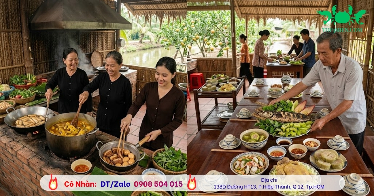 Chuẩn Bị M&acirc;m Lễ C&uacute;ng Giỗ Mẹ