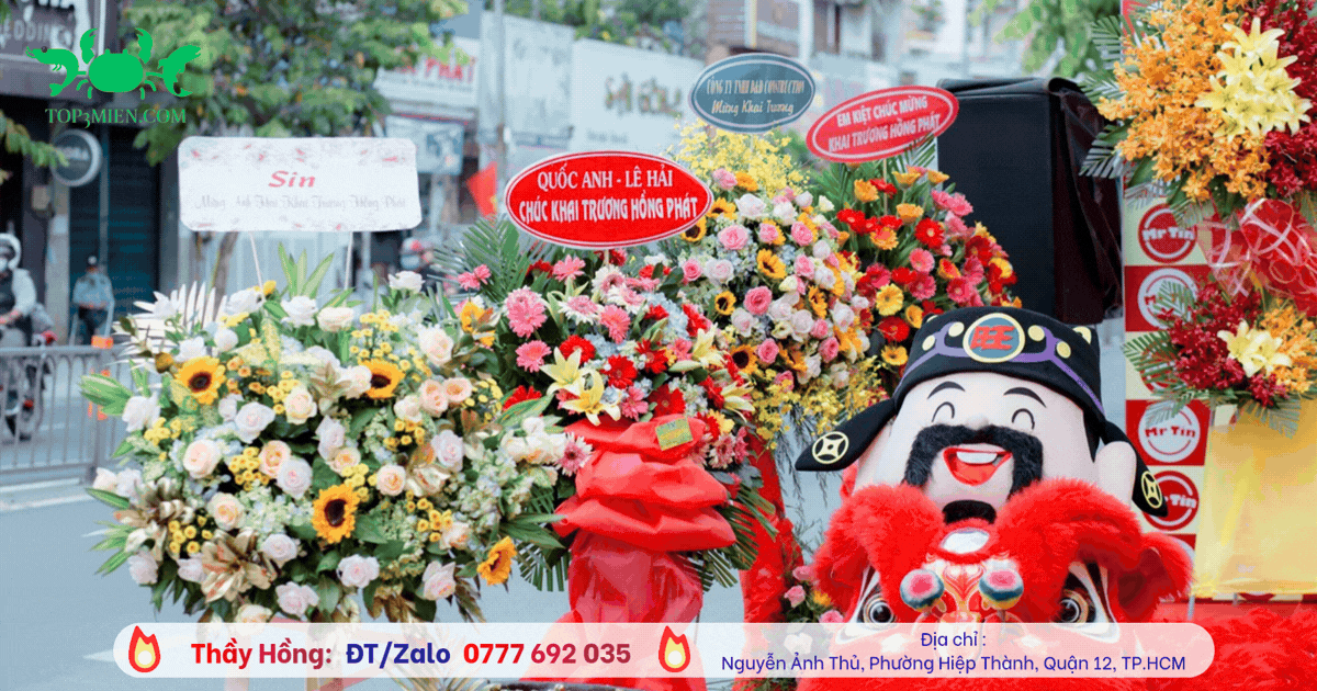 Chuẩn Bị M&acirc;m Lễ C&uacute;ng Khai Trương