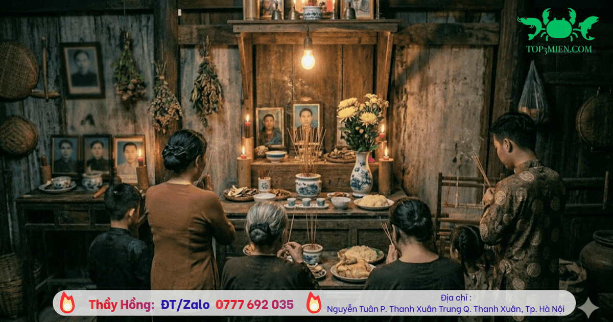 Văn Khấn Cúng Giỗ Bố