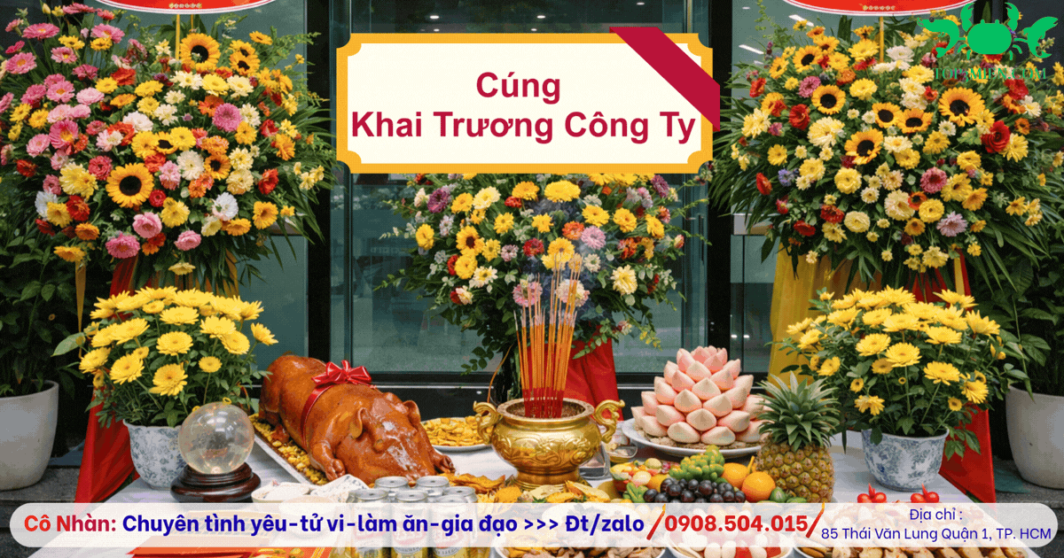Cúng Khai Trương Công Ty Đúng Lễ Và Những Lưu Ý